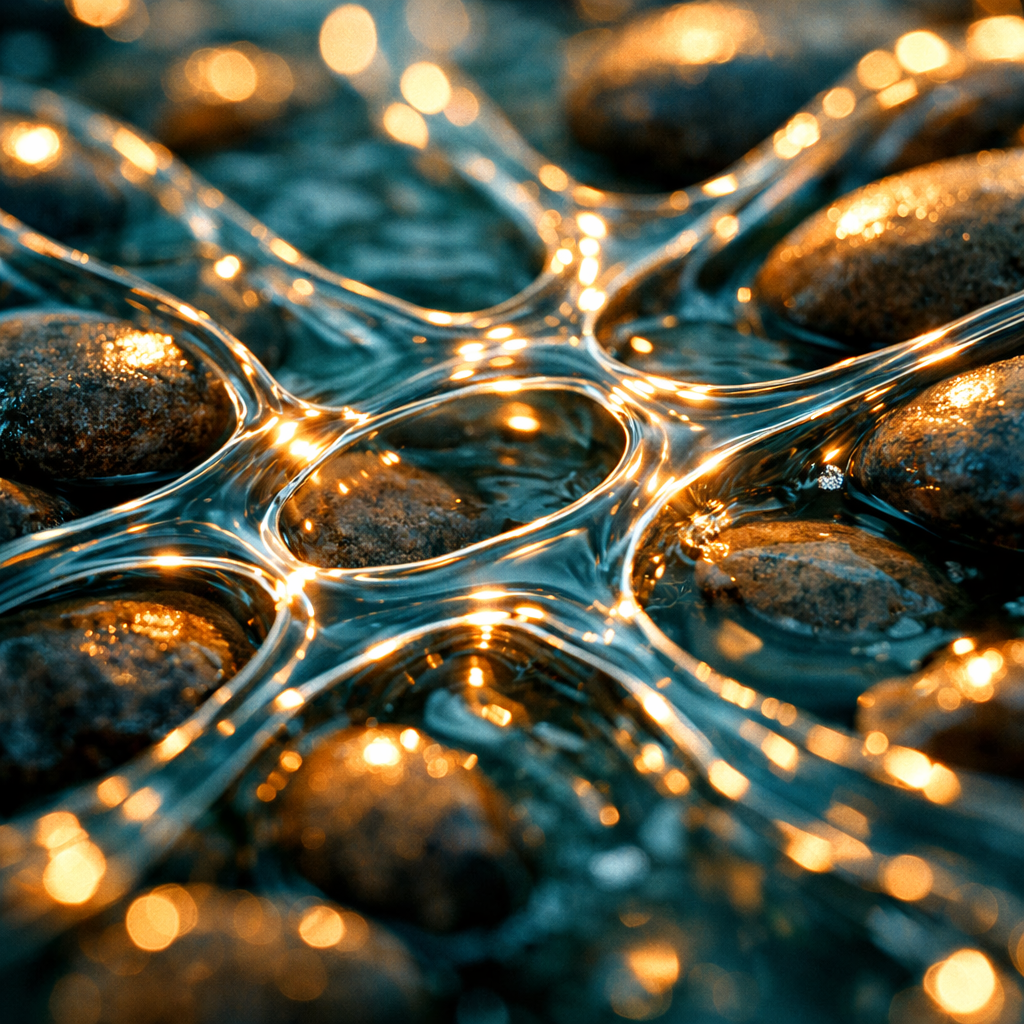 Abstract water and light imagery